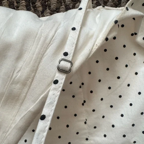 NWT FREE PEOPLE Julep Polka Dot Midi Dress Size XL Vintage Combo - Picture 8 of 11